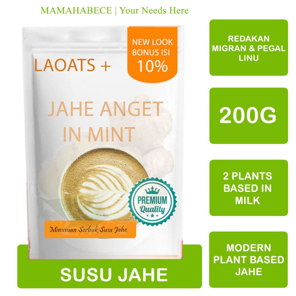 

Jahe Bubuk Minuman Diet Susu Rendah Gula Penurun Berat Badan Pelangsing Badan Laoats (200G)