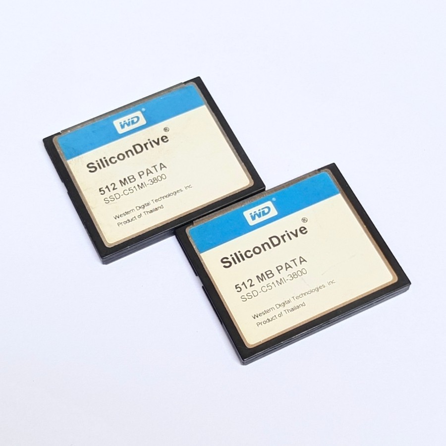 CF Card 512MB WD SiliconDrive Memory Compact Flash Industrial