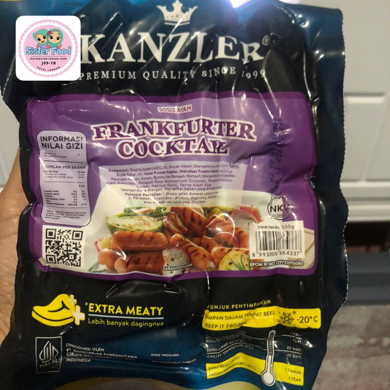 

KANZLER FRANKFURTER 500gr