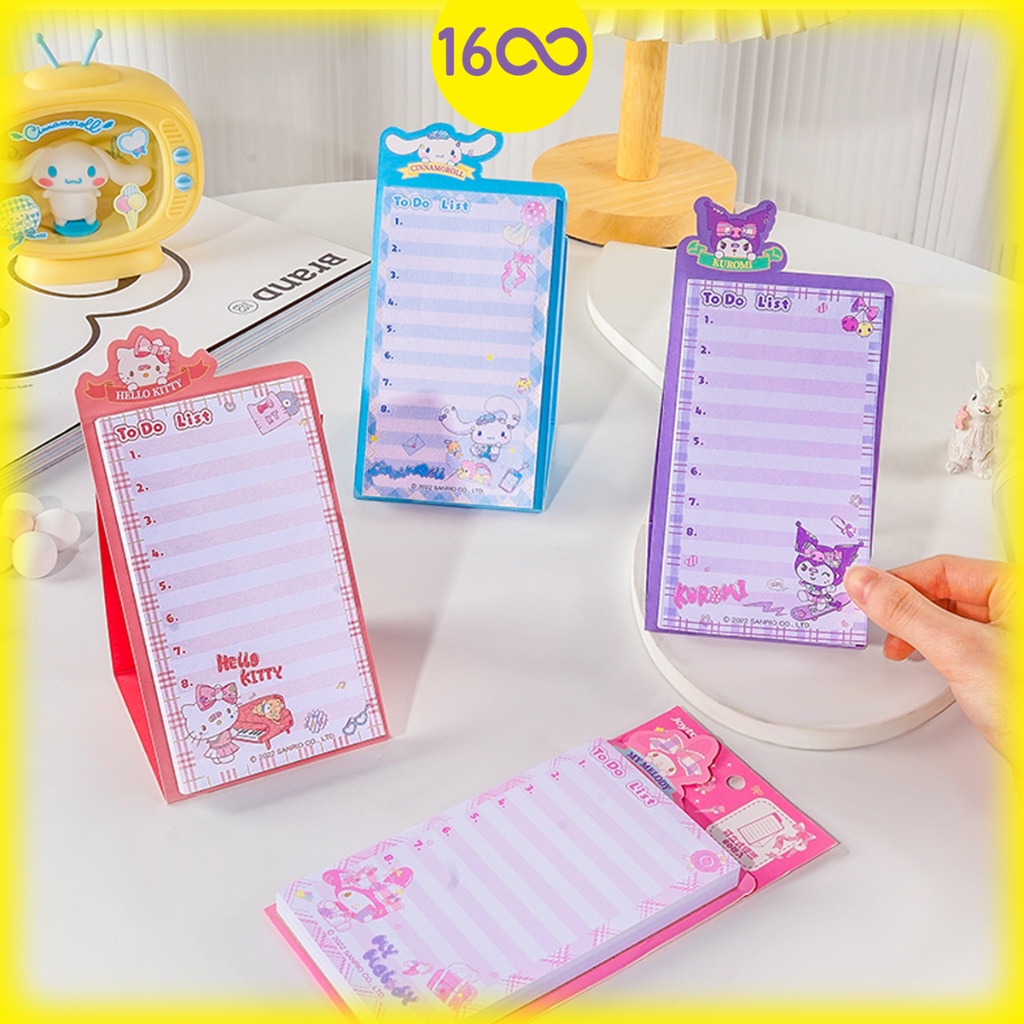 

Sanrio Checklist To Do List Notepad Memopad | Buku catatan Sanrio