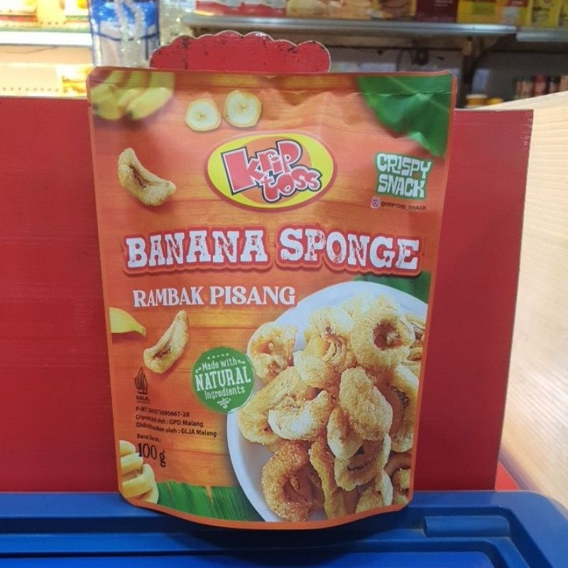

Banana Sponge ( Rambak Pisang ) 100gr