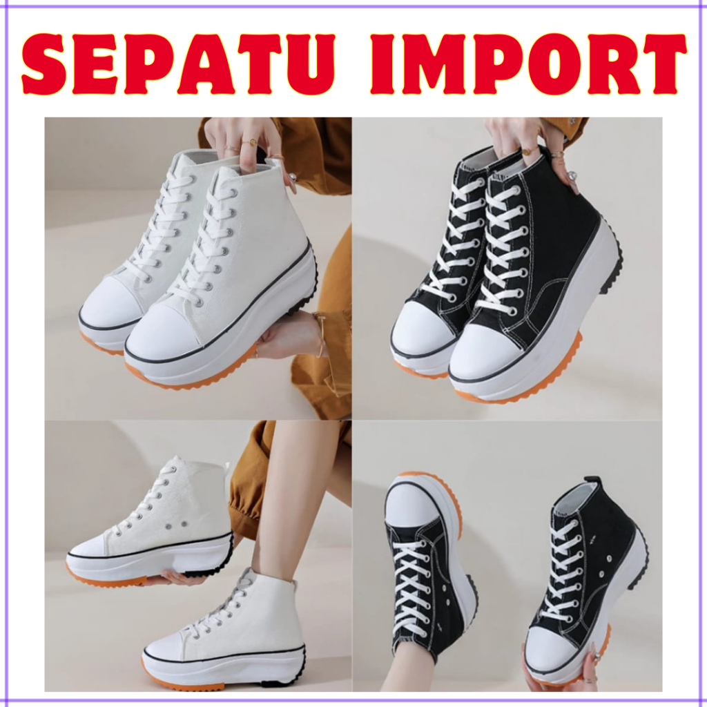 (101) GUDANG sepatu sneakers wedges wanita sport shoes IMPORT