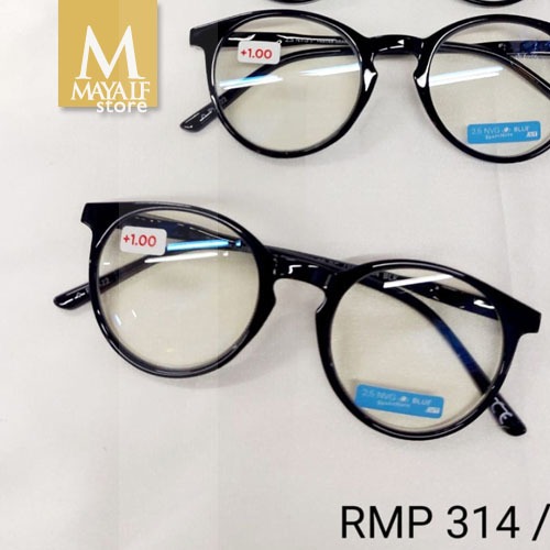 Kacamata Baca / Kacamata Plus Premium Oval RMP 308 Lens 2.5 NVG