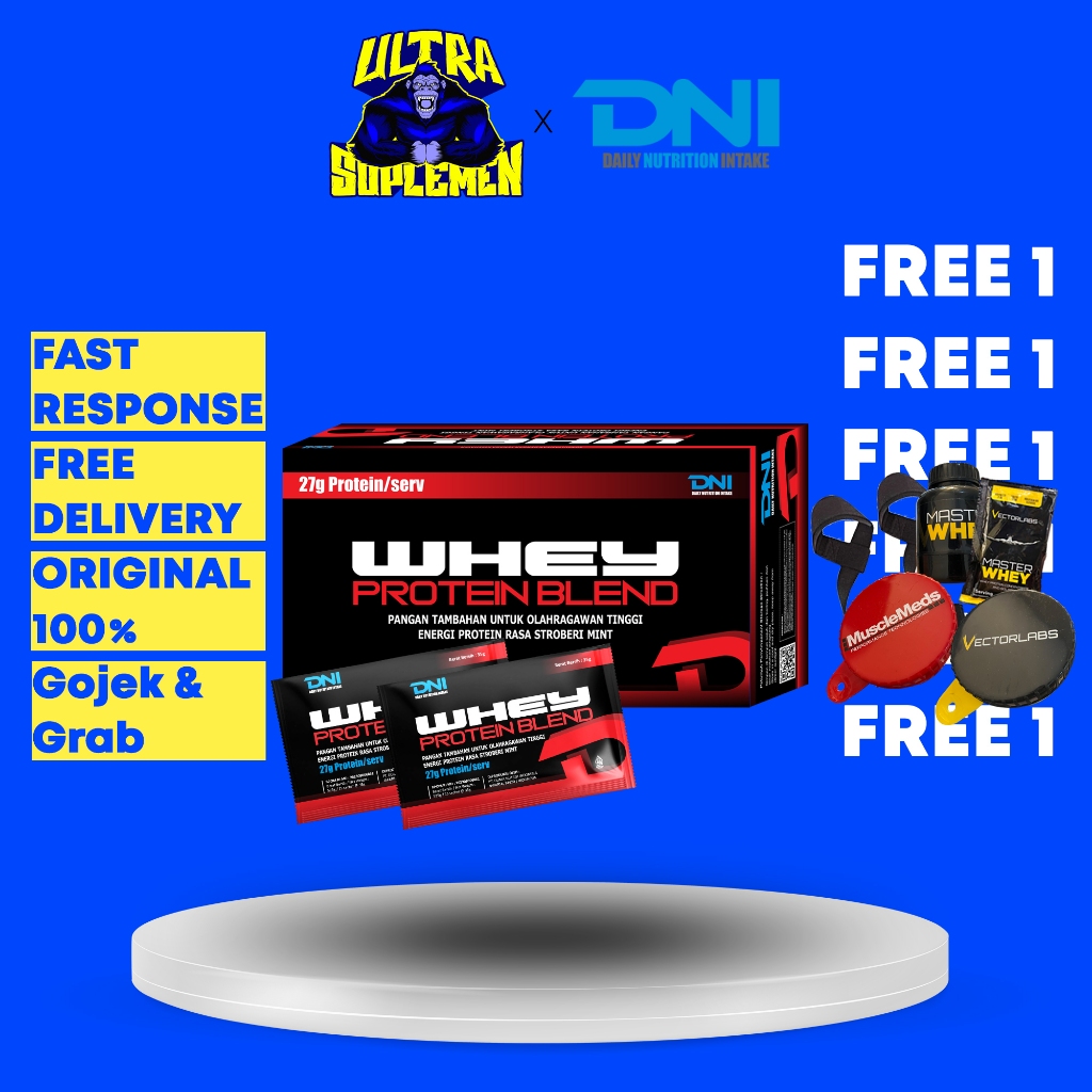 DNI WHEY 27gr PROTEIN 15 SACHET ISOLATE CONCENTRATE 1 BOX