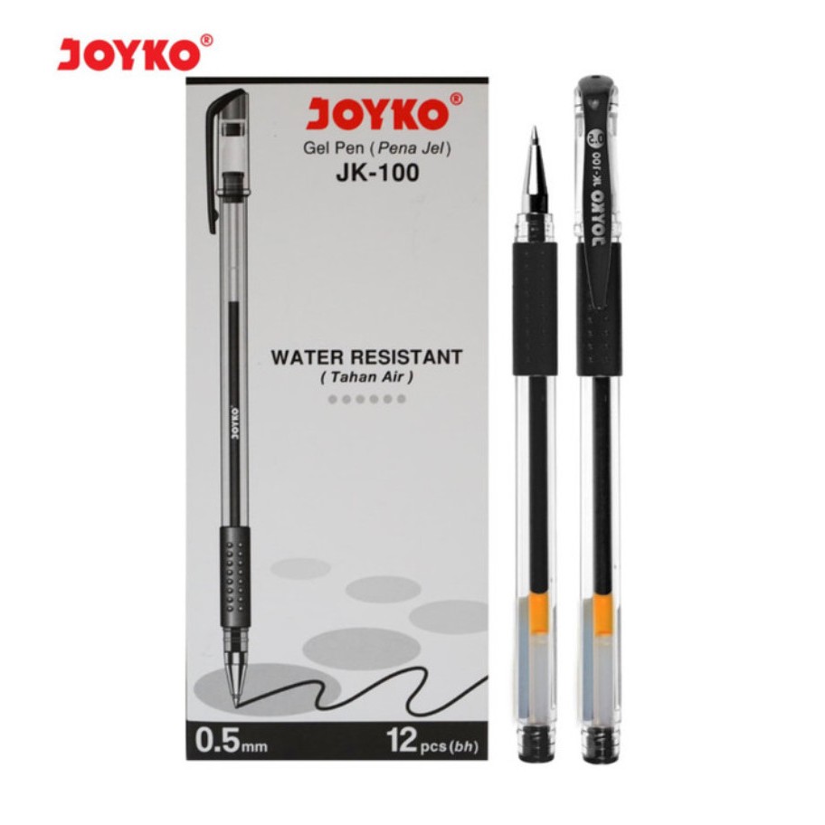 

Pulpen Joyko Gel Pen JK-100 / 1pak isi 12 pcs