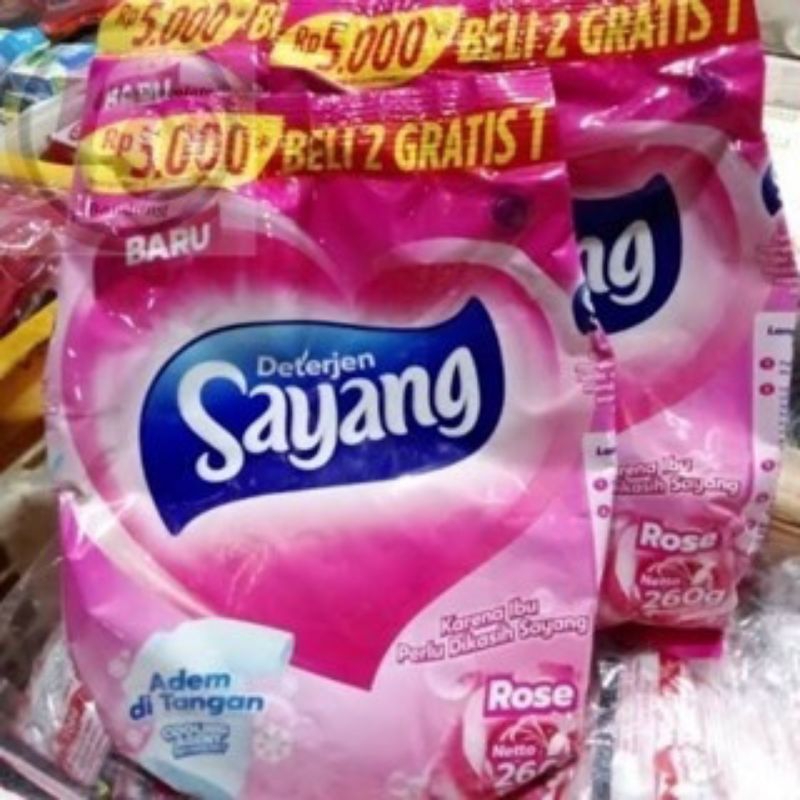 DETERGEN SAYANG  / DETERGEN SERBUK