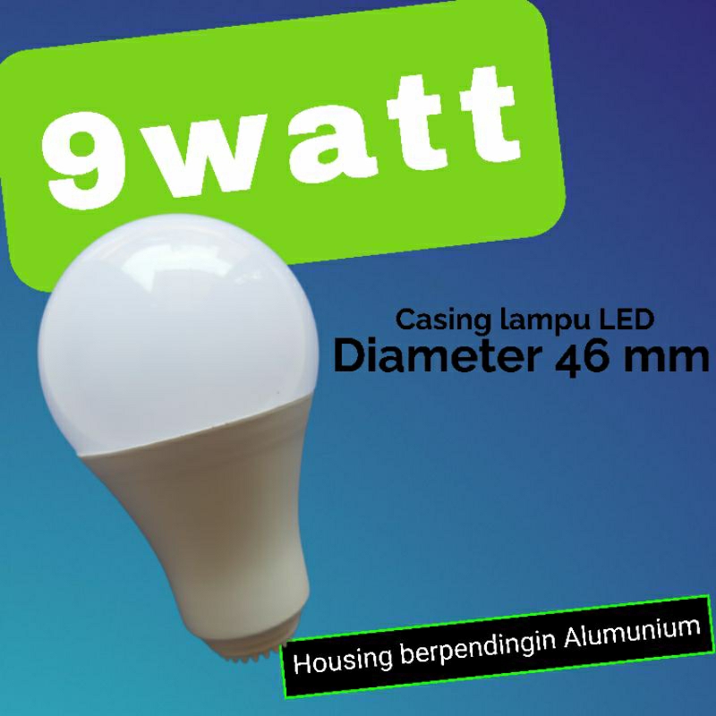 casing lampu 9watt