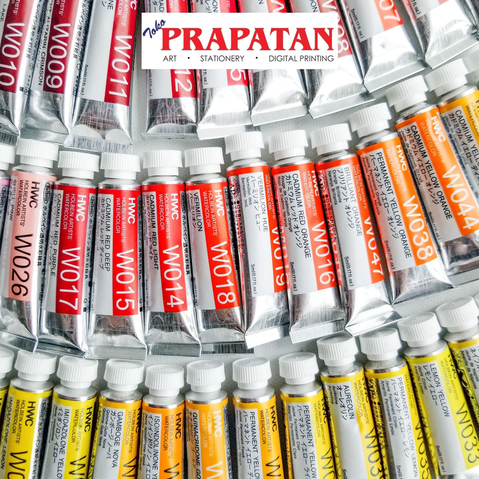 

Seller Holbein Artists Watercolor 5ml Part 1 Red/Yellow/Green | Cat Air Terkini