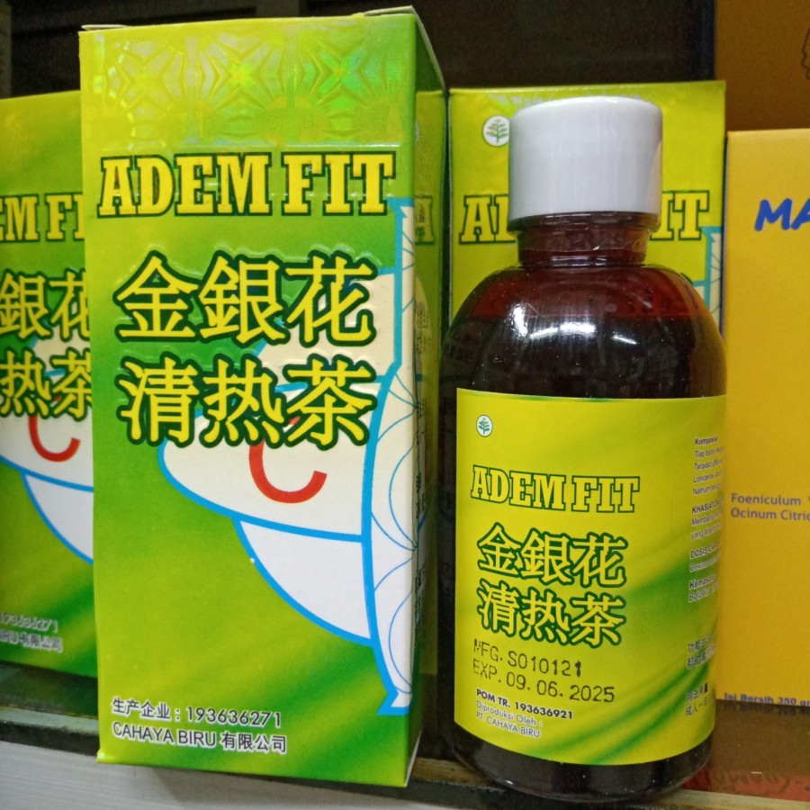 ADEM FIT Sirup ( bpom ) Obat Panas Dalam dan Tenggorokan Kering - Obat Cina AYUNYASHOP_HERBAL