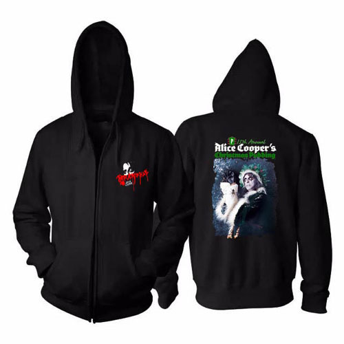Jaket Hoodie Alice Cooper Hoodie Ritsleting Bahan Cotton Fleece New Zipper Hoodie