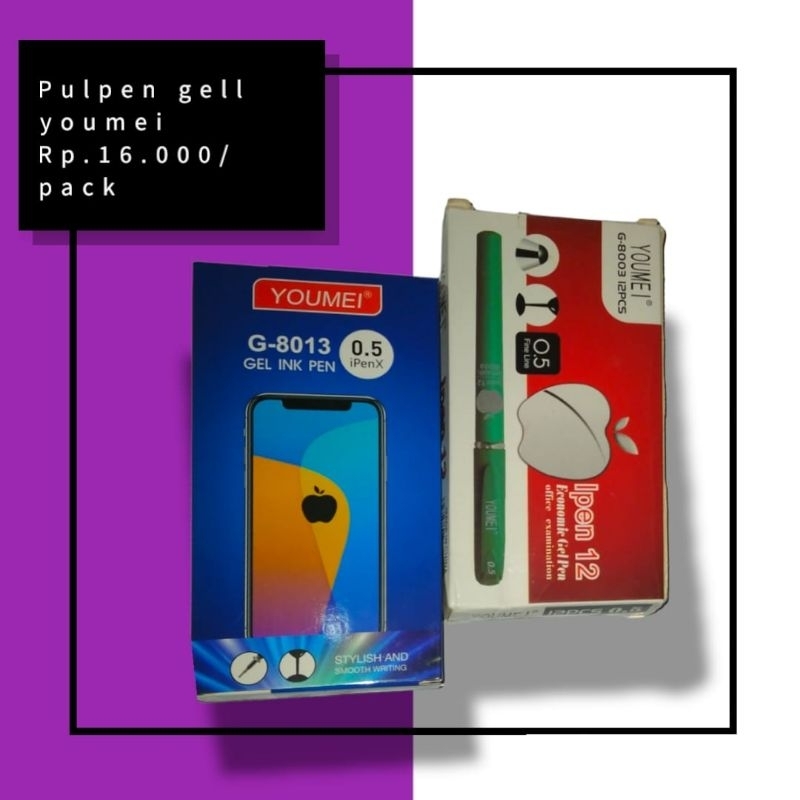 

PULPEN GEL YOUMEI G-8013 0.5