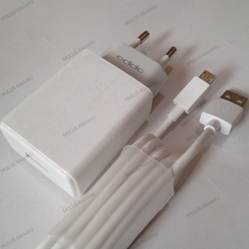Charger Oppo Original 100% Bawaan Hp Mikro Usb A5s, A12, A15, A17, A3s, A37, A1k, A31, A83, A39