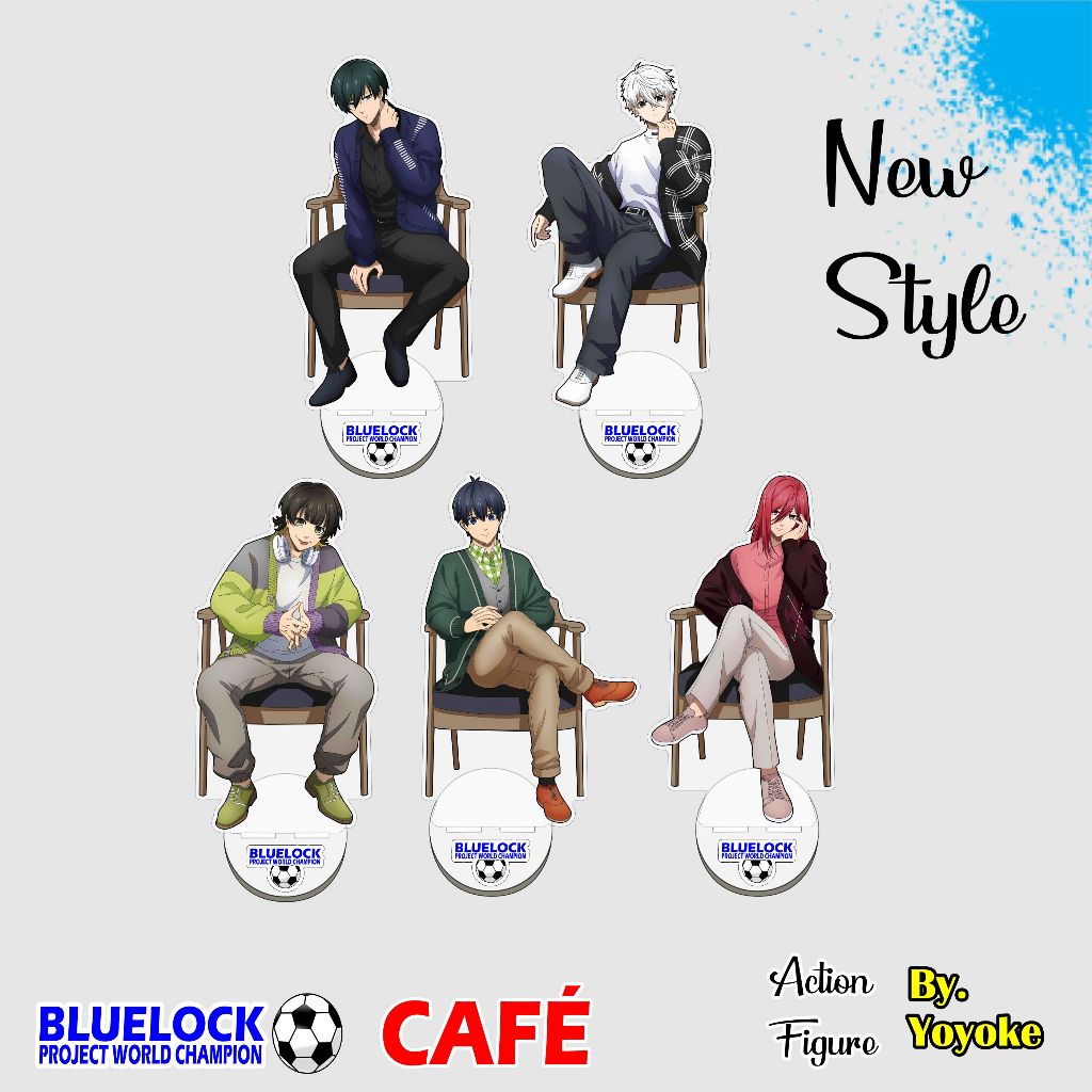 Standee Akrilik Blue Lock | Standee Anime Blue Lock Custom