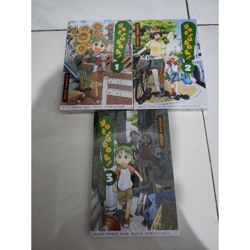 Komik Yotsuba set vol 1-3 cetak ulang 2023 segel ori