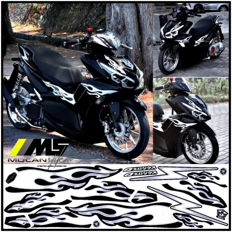 Decal Sticker Striping Variasi Aerox New Api NVX 155 All New Aerox 155 Connected Aerox 155 Vva Aerox