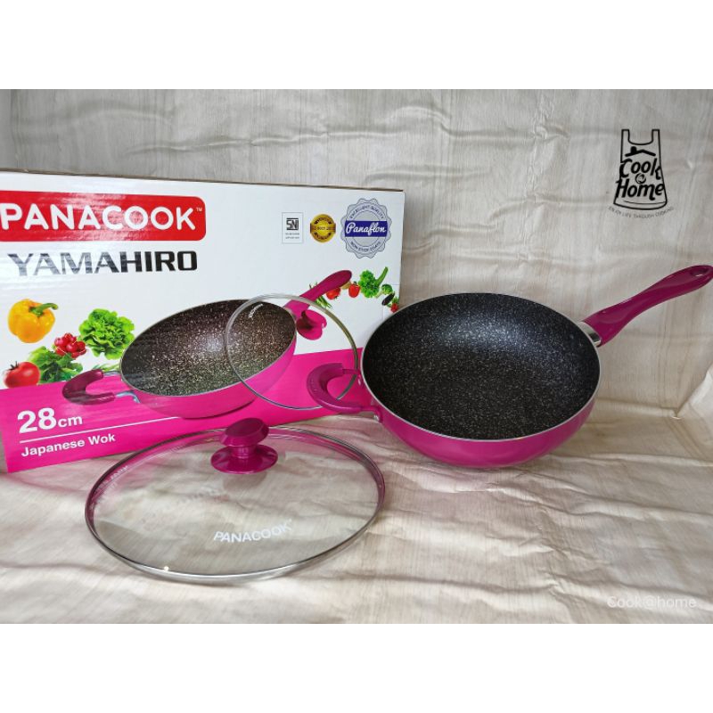 WOK PAN PANACOOK YAMAHIRO 28CM - MAGENTA