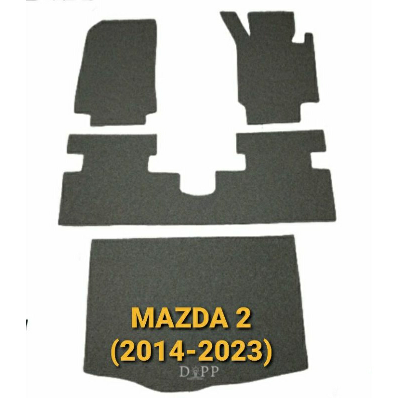 Karpet Mobil Mazda 2 (2014-2023) Karpet Mobil Mie Bihun Mazda 2 Skyactiv Hatchback