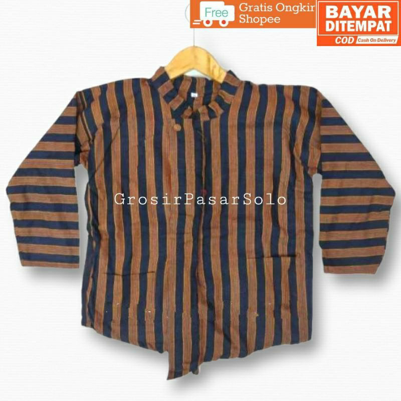 BAJU SURJAN LURIK / BAJU SURJAN ANAK / BAJU ADAT ANAK/ BAJU LURIK ANAK