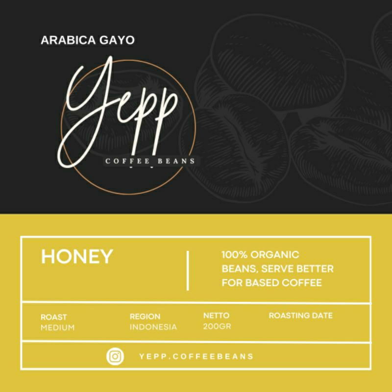 

BIJI Kopi GAYO Honey BENER MERIAH Single Origin Arabika 100gram