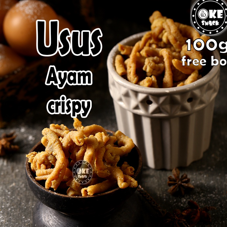 

Diskon Usus Ayam Crispy 100g Best