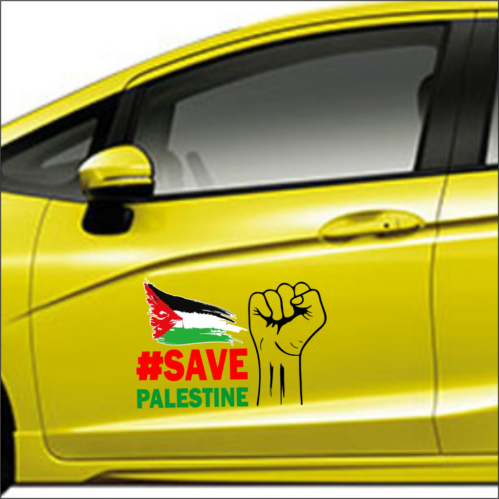 sticker free palestine cutting stiker pintu mobil save palestine stiker mobil save palestine keren m