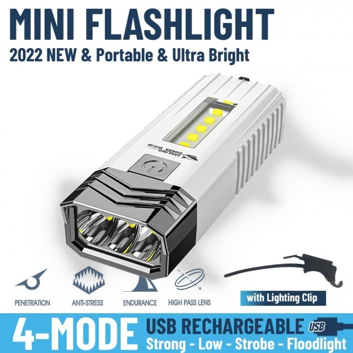 Smilling Shark SD-0701 Rechargeable Flash Light Torch Power.wppsk