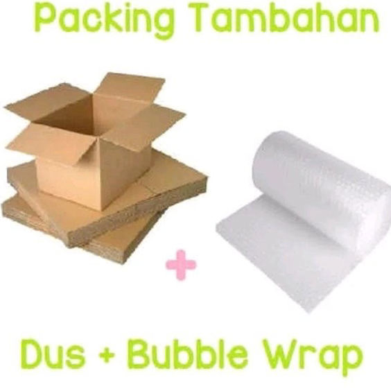 

Produk Keren PACKING TAMBAHAN DUS PLUS BUBBLE WARP UNTUK MENGHINDARI BARANG BELANJA ANDA TIDAK RUSAK Diskon Promo