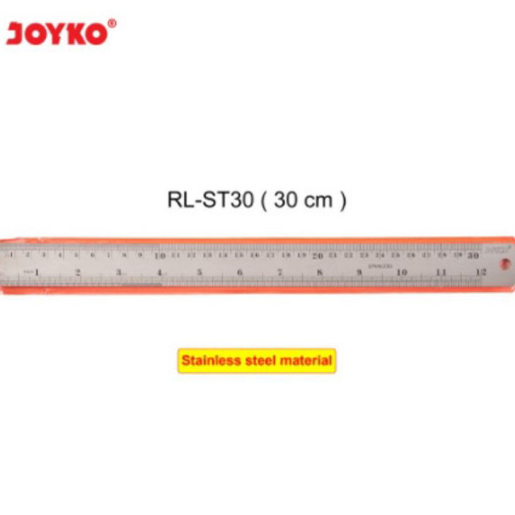 

Dijual Penggaris Besi Stainless Joyko RL-ST30/30 cm ( 1pcs )