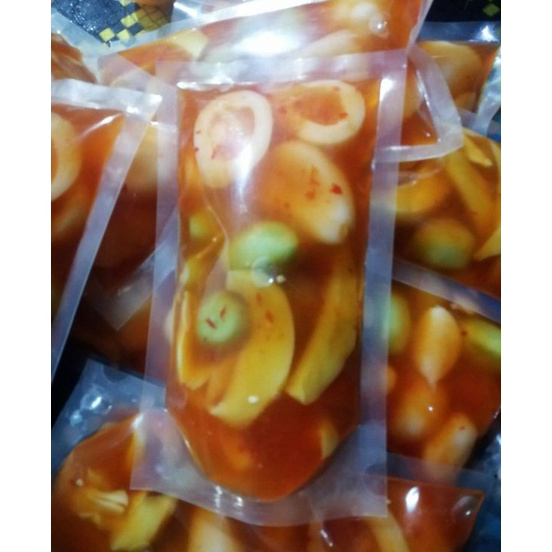 

Terkini Manisan buah mix pedas, gula asli, kualitas premium, HALAL