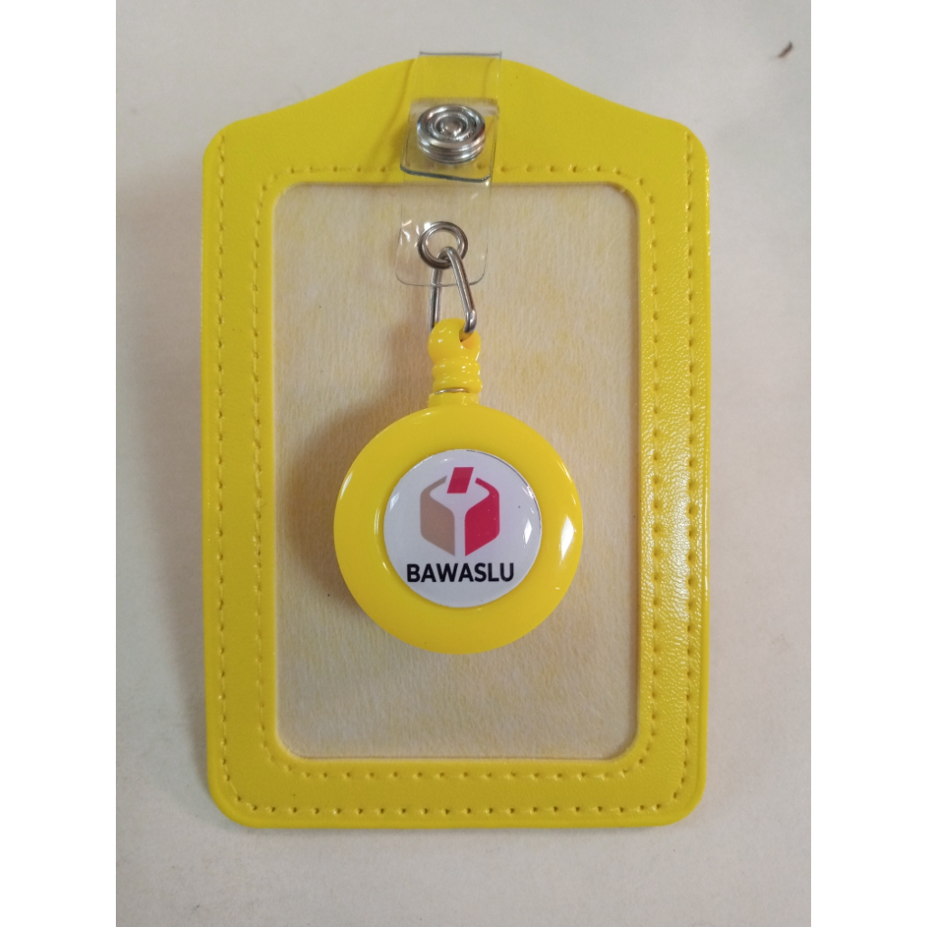 

Card Holder Kulit Pu Yoyo Tarik Logo BAWASLU
