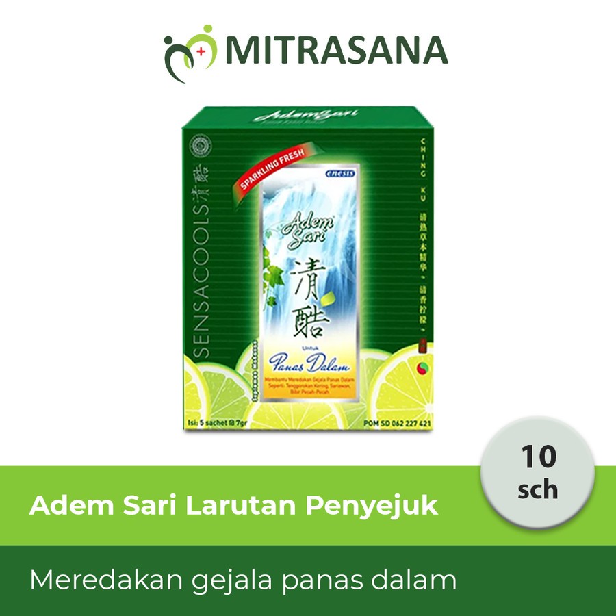 

Adem Sari 5 Sachet - Membantu Meredakan Gejala Panas Dalam