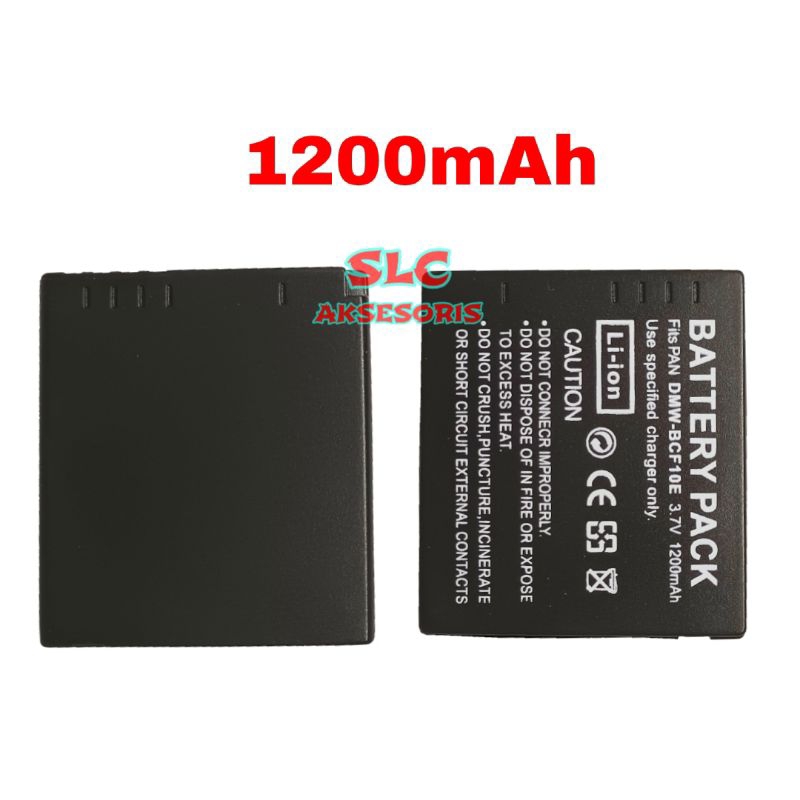 PROMO SLC - Battery For Kamera Panasonic Dmw Bcf10 DMC-F2 F3 F4 Baterai FH1 FH20 FH22 FH3 Batrai FP8