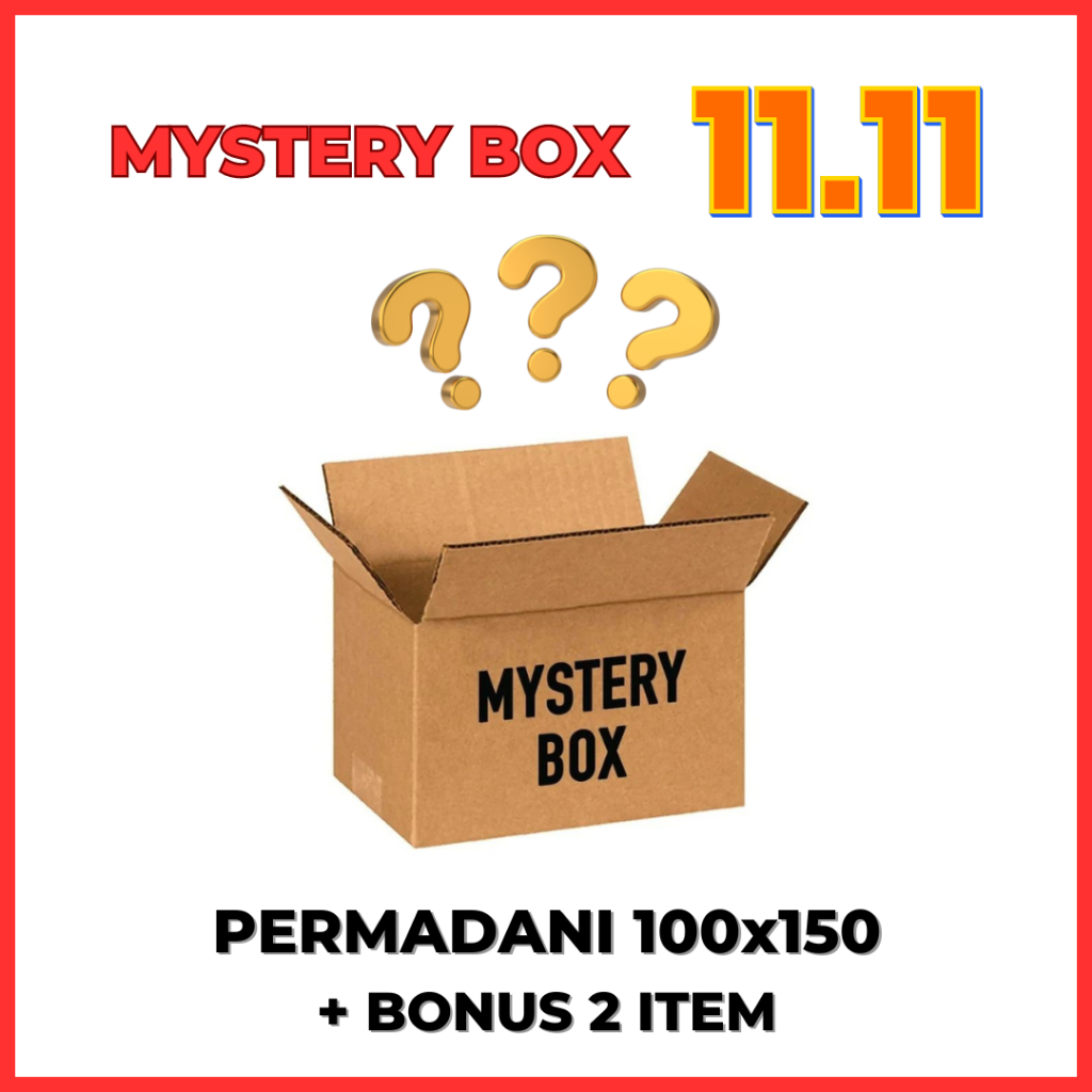 

MYSTERY BOX Permadani ukuran 100x150 BONUS PLUS PLUS DISKON