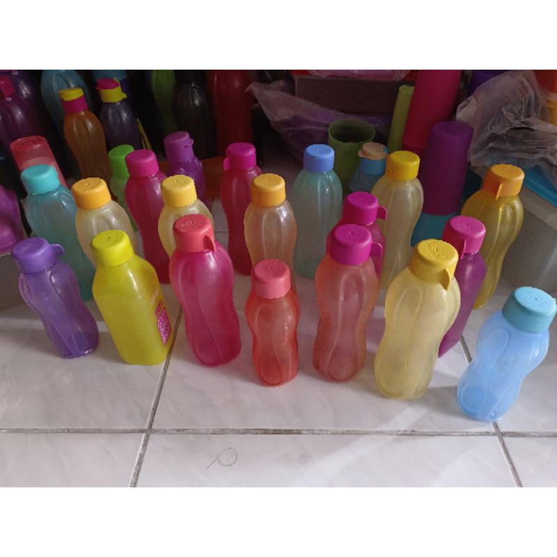 prelove botol tupperware 500 ml tutup ulir/plif