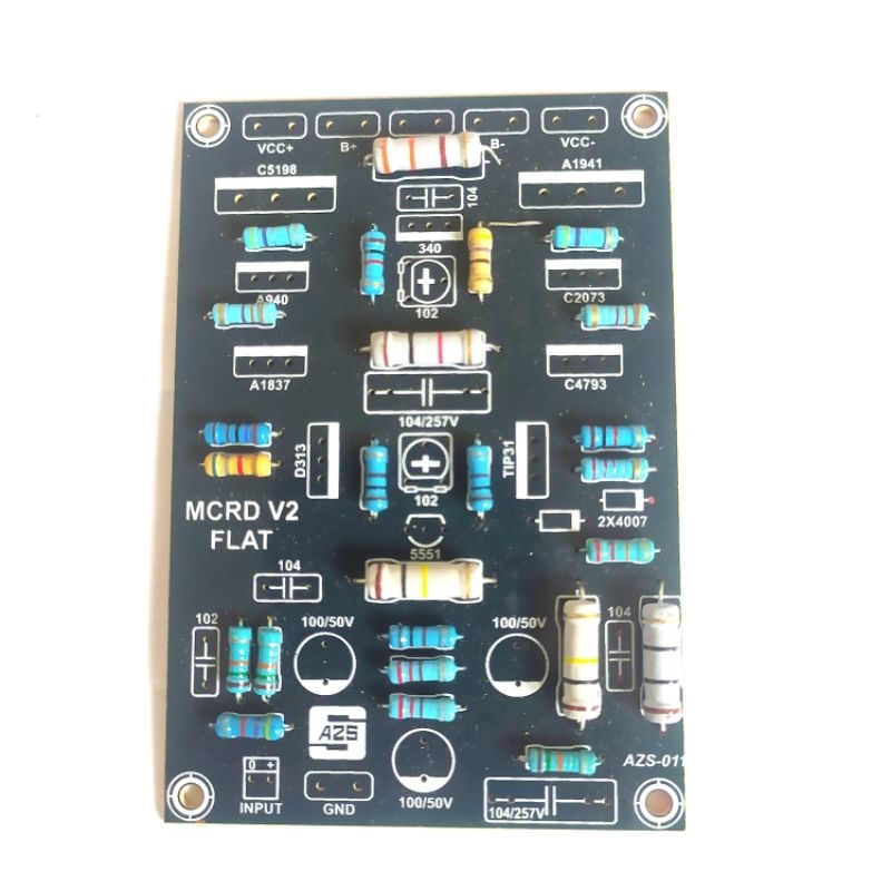 PCB MCRD V2 Flat Plus Resistor