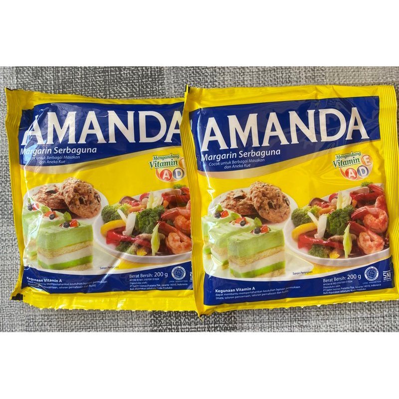 

Mentega Amanda 200gram