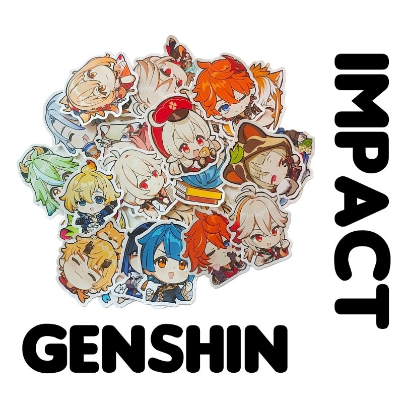 

Stiker Genshin Impact 30pcs