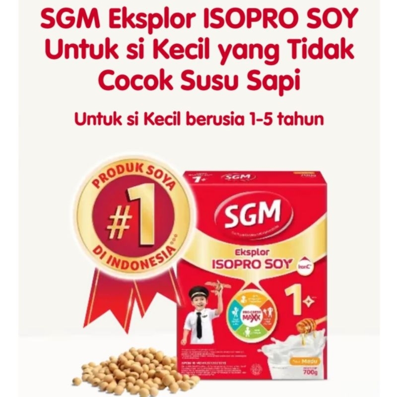 Sgm soya 1 plus ukuran 700gram