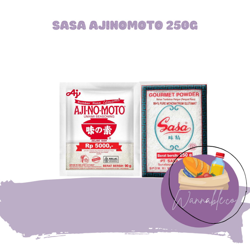 

SASA AJINOMOTO MICIN PENYEDAAP RASA 250GR