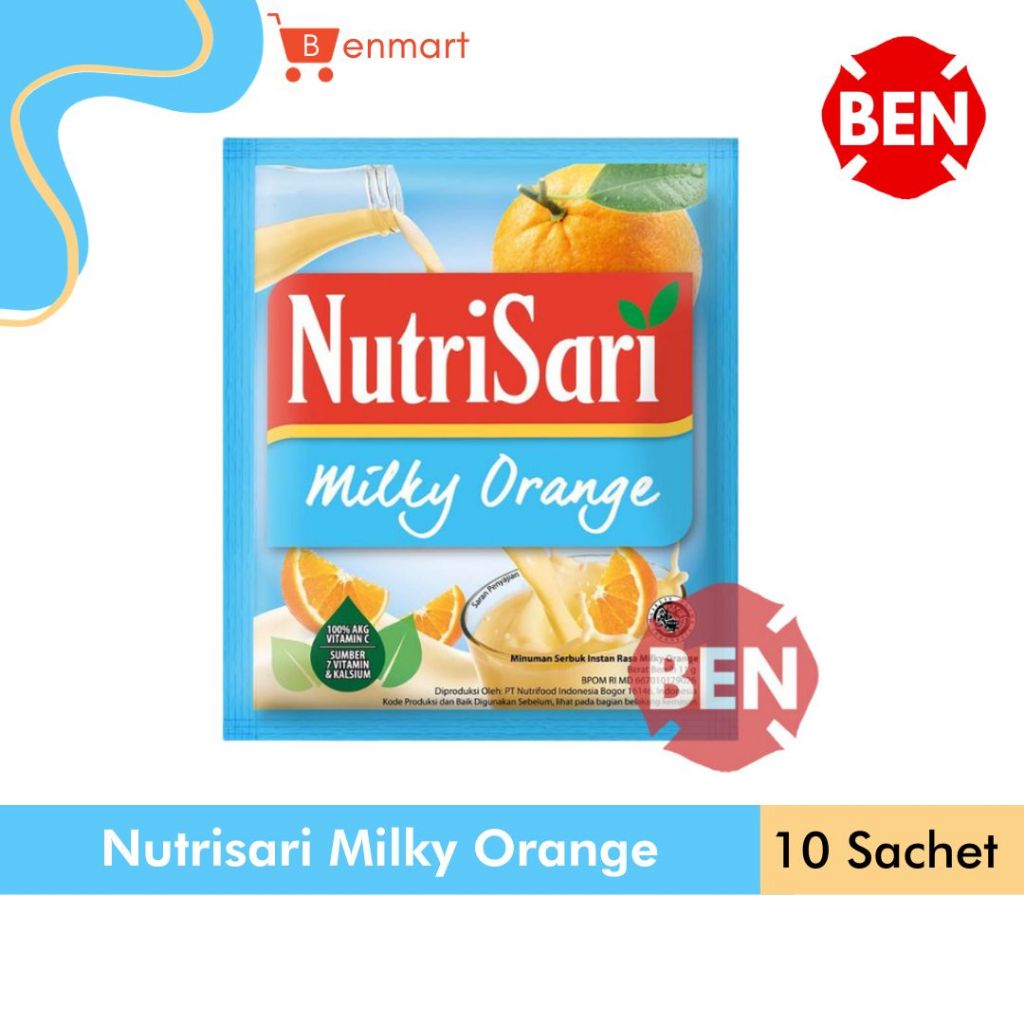 

Nutrisari Milky Orange 1 Renceng 10 Sachet Nutri Sari Jeruk Susu Biru