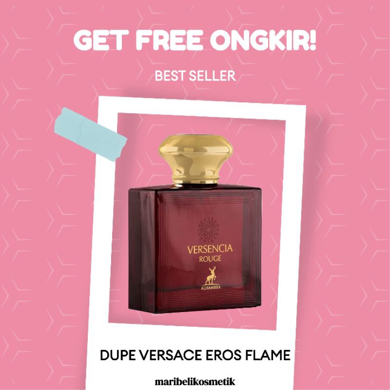 Parfum Versencia Rouge AL Hambra Dupe OF Versace Eros flame