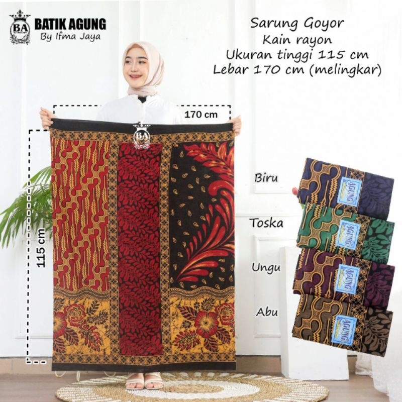 Sarung Motif Batik Sarung Santri Putri  Sarung Kain Batik Terkini Sarung Wanita Sarung Batik Kota Pe