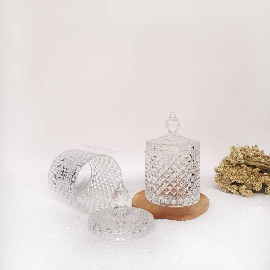 TOPLES KACA KRISTAL TEMPAT PERMEN | SOUVENIR NIKAH TOPLES AESTHETIC | TOPLES GLASSWARE MEWAH | SOUVE