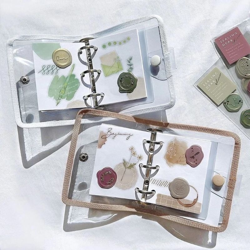 

Sticker stempel lilin setiker segel motif sealing