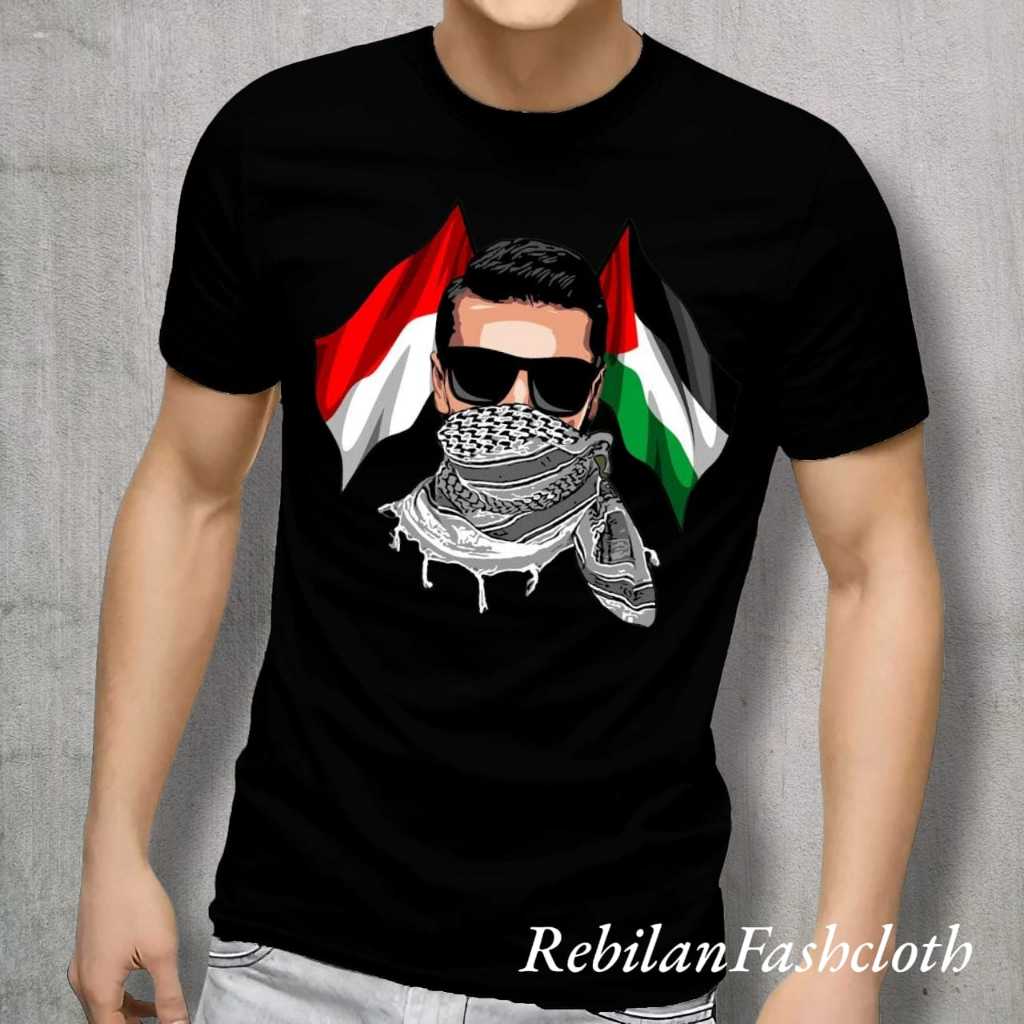 BAJU JIHAD PALESTINA / KAOS JIHAD PALESTINA / T-SHIRT PRIA PALING TERBARU