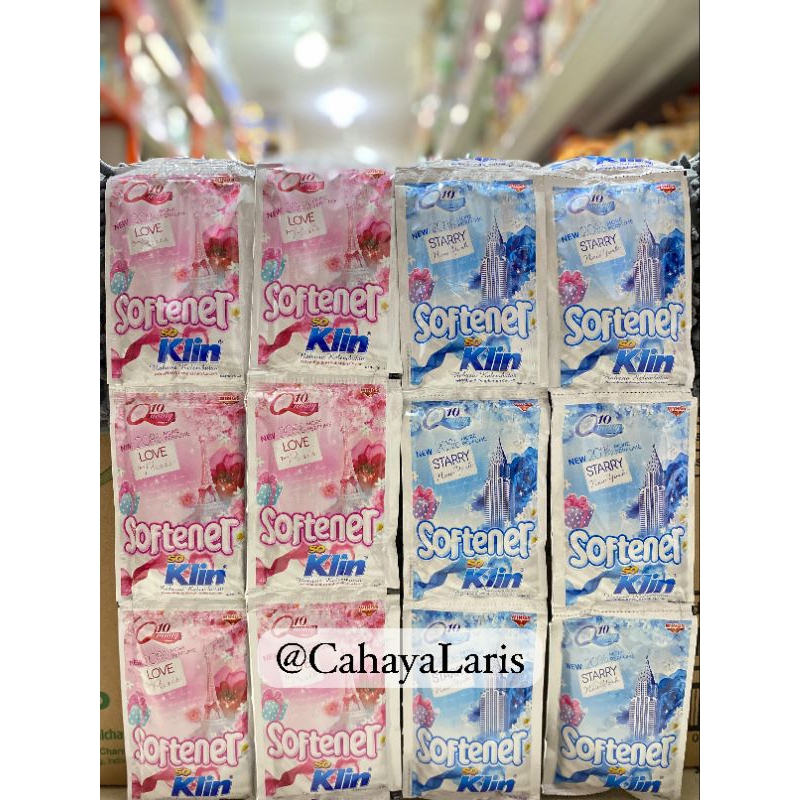 SOKLIN SOFTENER SACHET 1000 | SOFTENER SOKLIN PEWANGI PAKAIAN 65ML