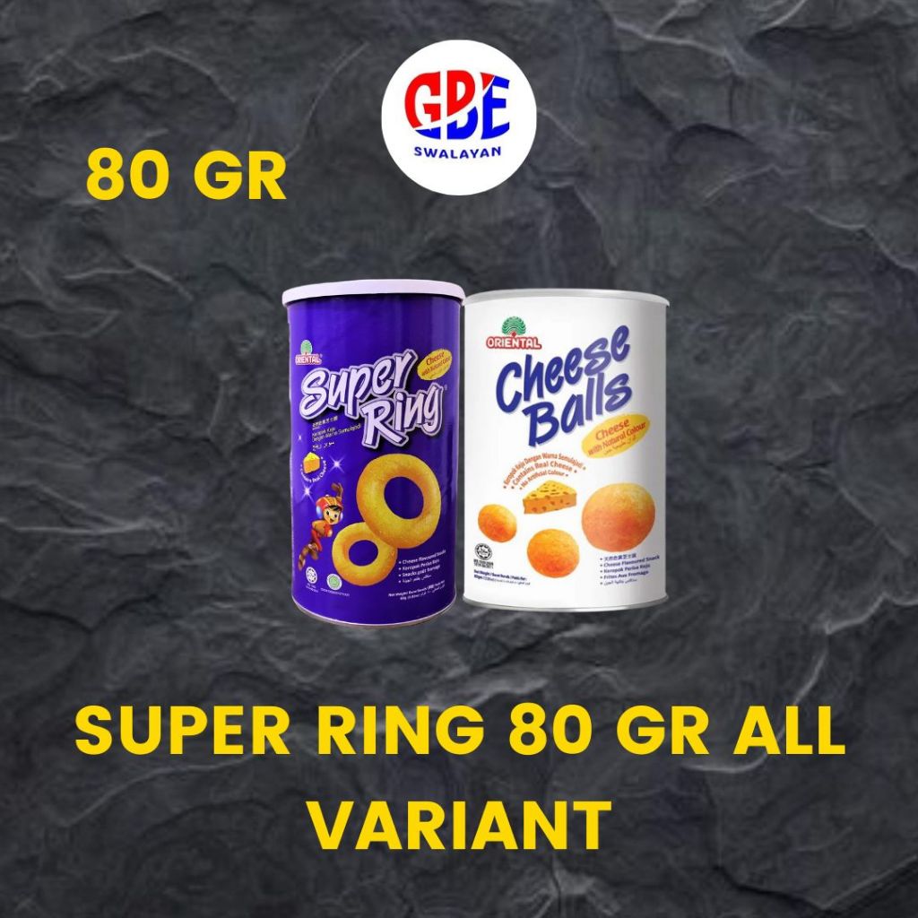 

ORIENTAL SNACK 80 GR ALL VARIANT | SUPER RING | CHEESE BALLS