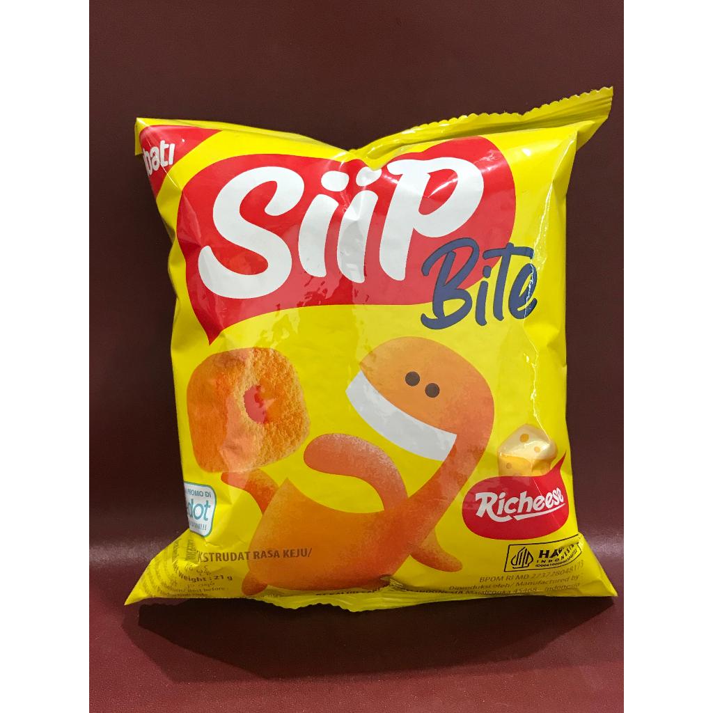 

Siip Bites Cheese 21G - Cemilan Siip Rasa Keju