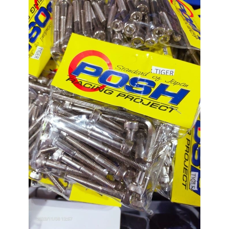 baut blok mesin megapro tiger baut blok mesin tiger full set baut blok mesin tiger megapro kunci L b