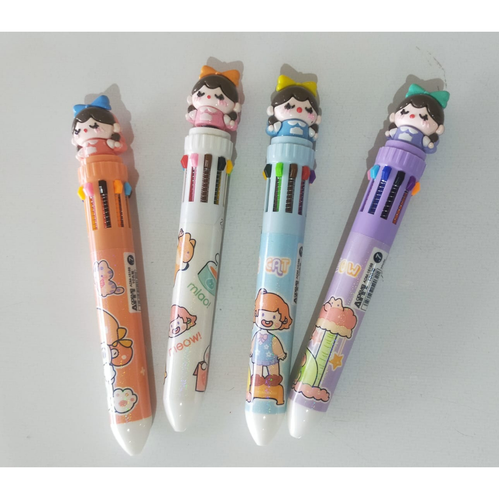

Pulpen 10 Warna Motif Lucu Pulpen anak anak Aodemei